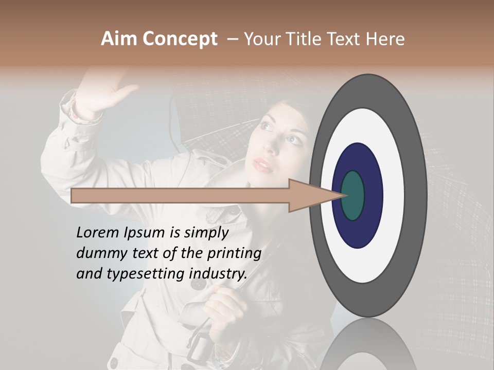 Desire Lady Pretty PowerPoint Template