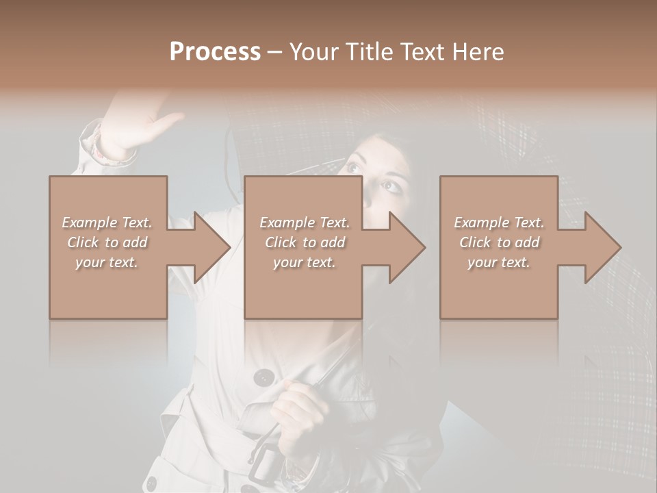 Desire Lady Pretty PowerPoint Template
