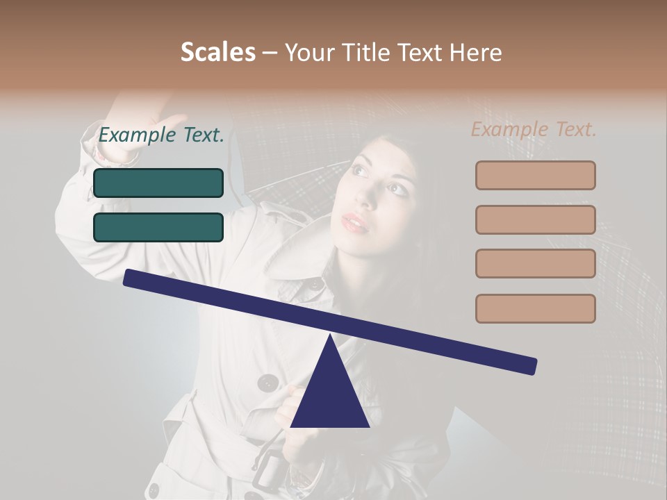 Desire Lady Pretty PowerPoint Template