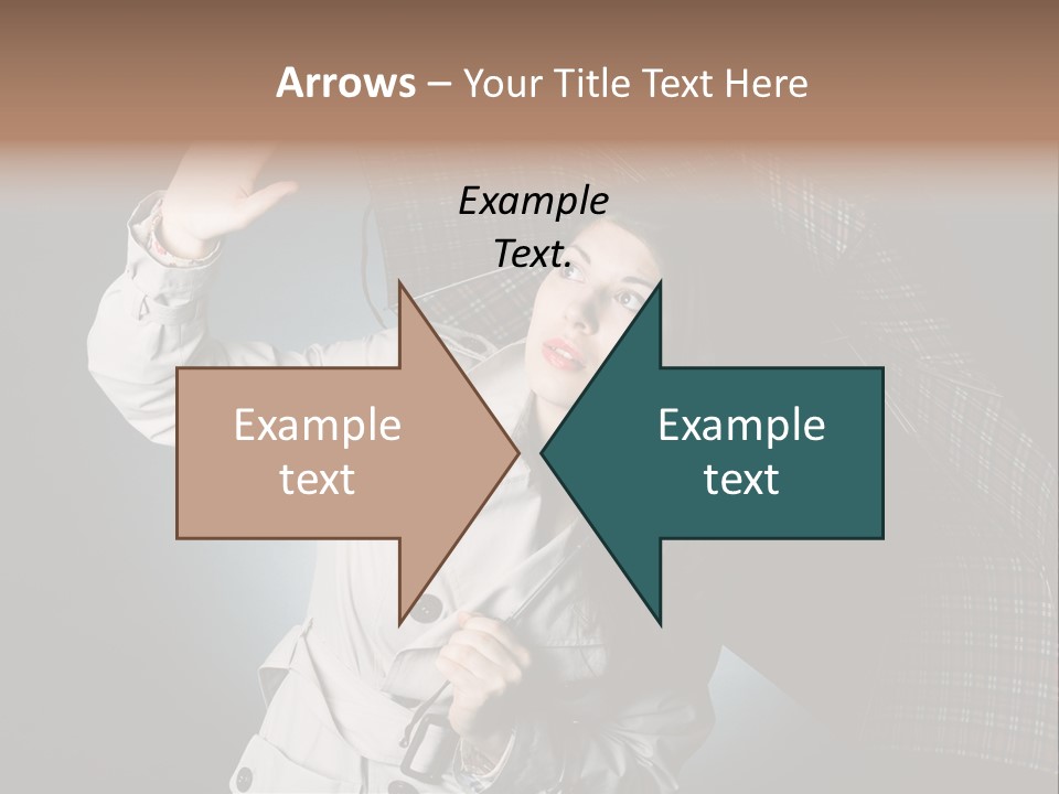 Desire Lady Pretty PowerPoint Template