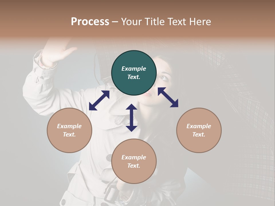 Desire Lady Pretty PowerPoint Template