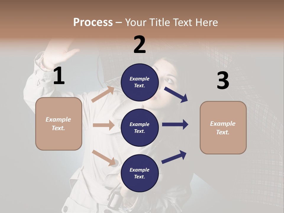 Desire Lady Pretty PowerPoint Template