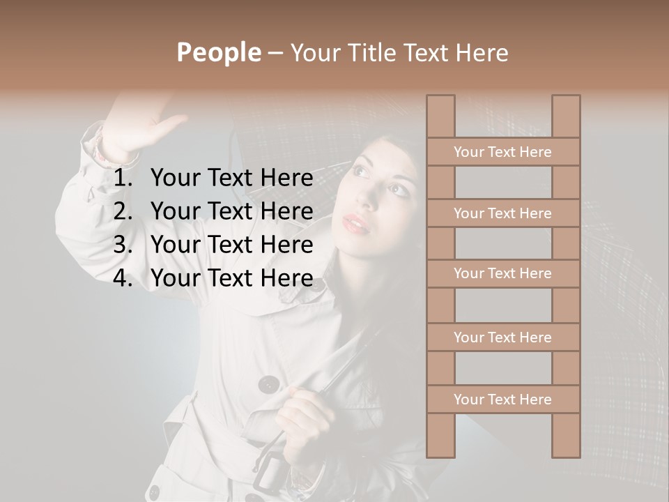 Desire Lady Pretty PowerPoint Template