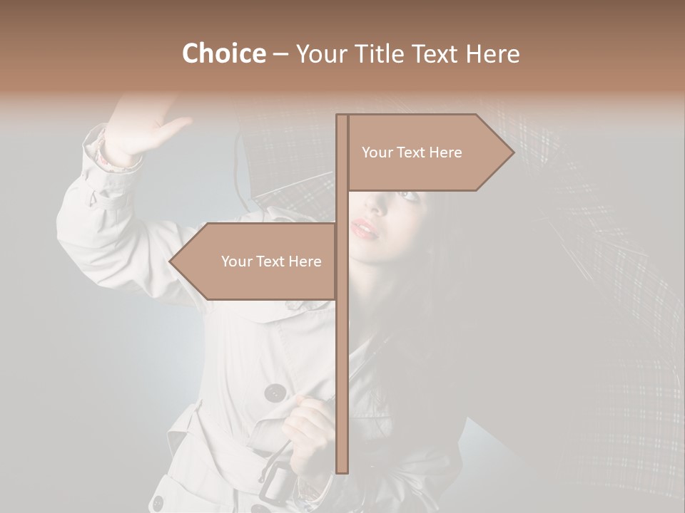 Desire Lady Pretty PowerPoint Template