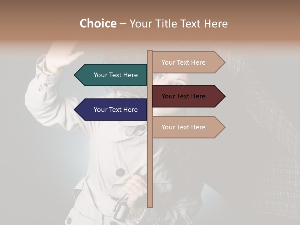 Desire Lady Pretty PowerPoint Template