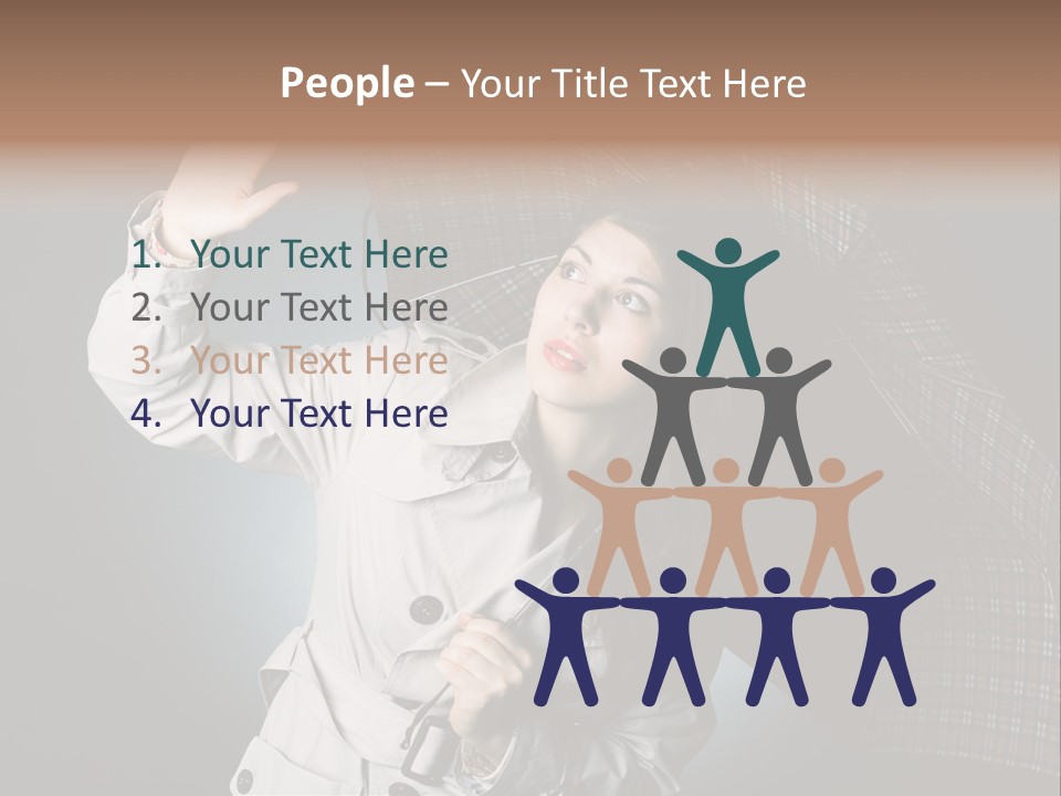 Desire Lady Pretty PowerPoint Template