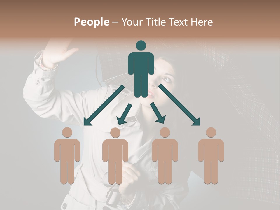 Desire Lady Pretty PowerPoint Template