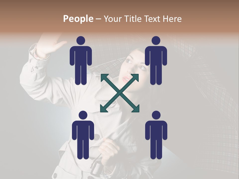 Desire Lady Pretty PowerPoint Template