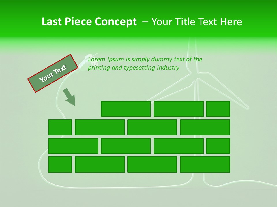 Resource Consumption Wind PowerPoint Template