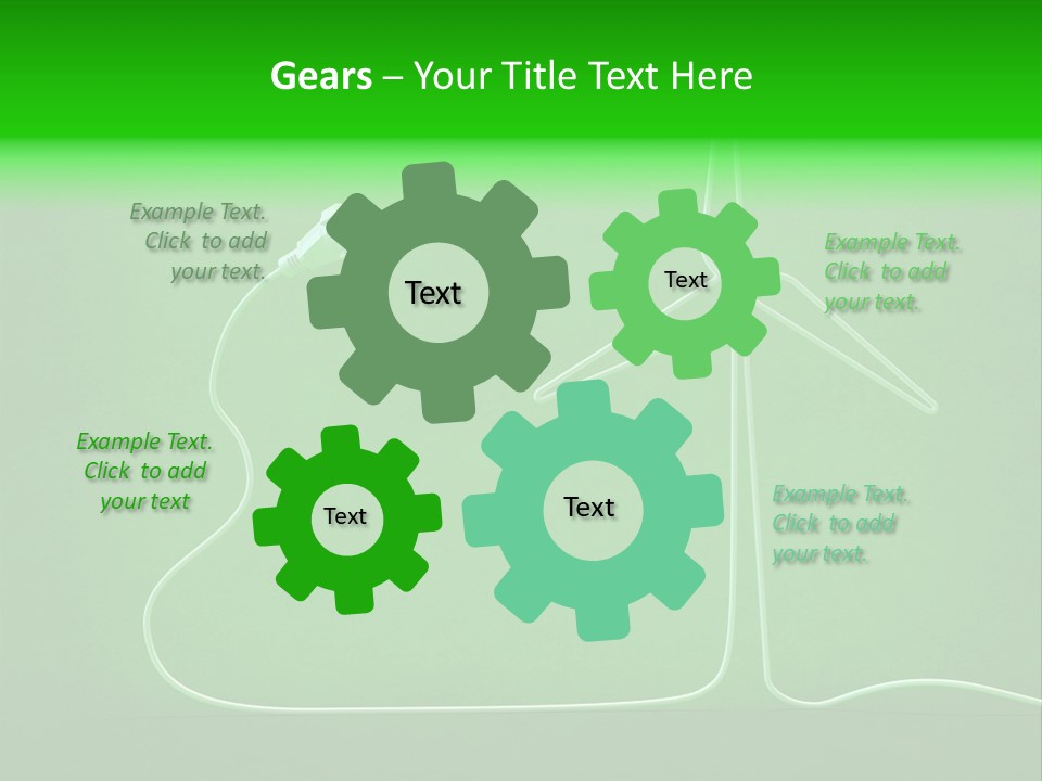 Resource Consumption Wind PowerPoint Template