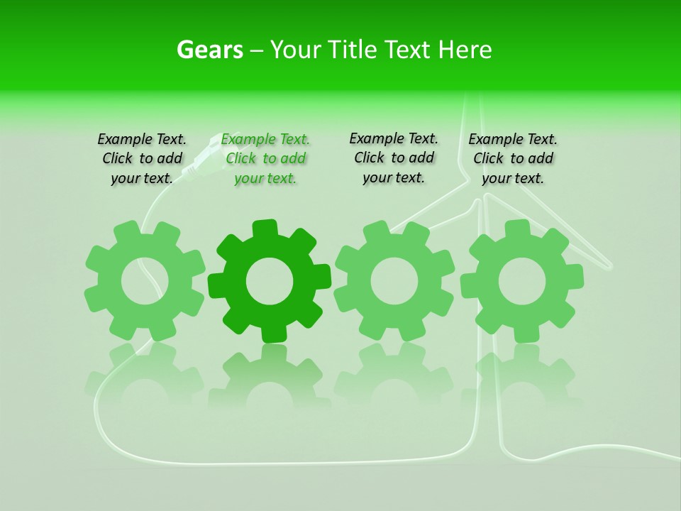 Resource Consumption Wind PowerPoint Template