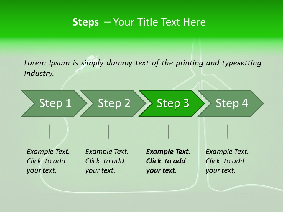 Resource Consumption Wind PowerPoint Template