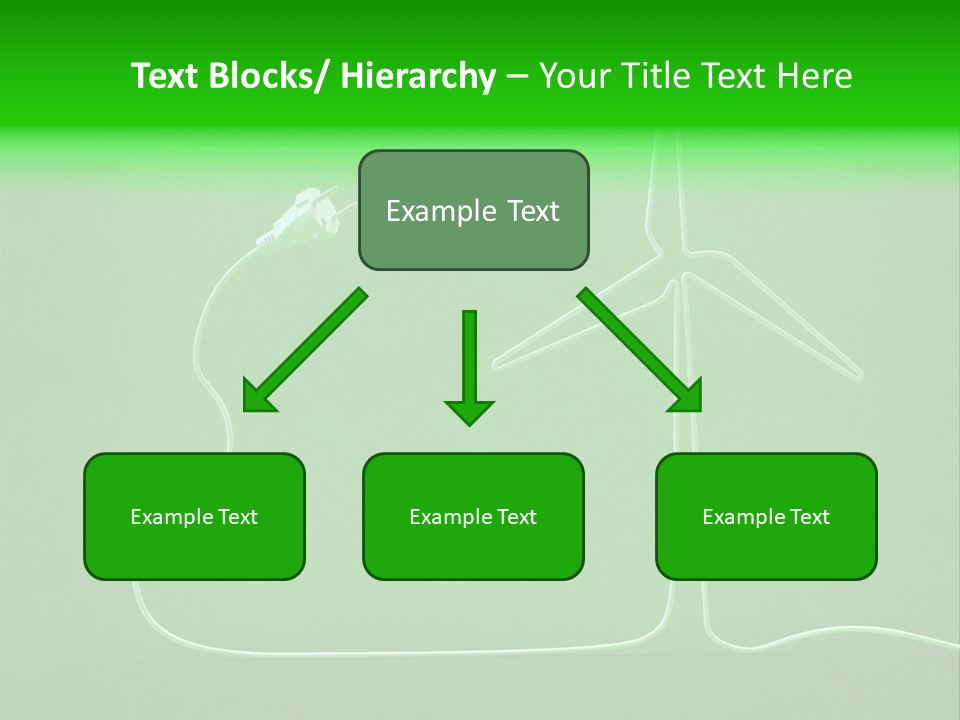 Resource Consumption Wind PowerPoint Template