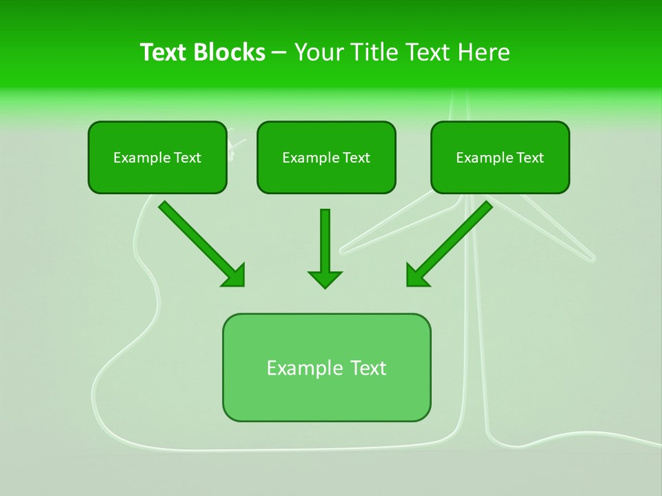 Resource Consumption Wind PowerPoint Template