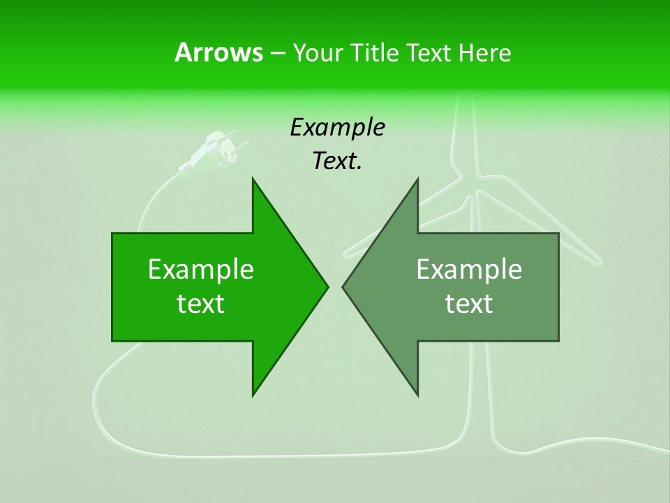 Resource Consumption Wind PowerPoint Template