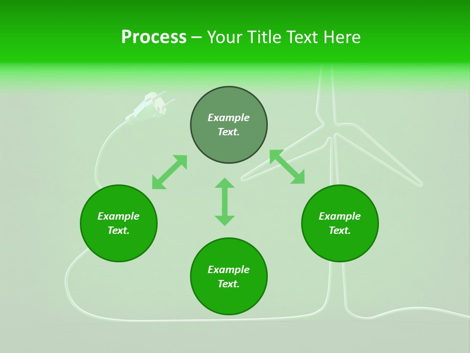 Resource Consumption Wind PowerPoint Template