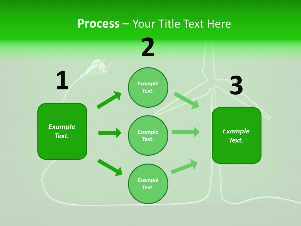 Resource Consumption Wind PowerPoint Template