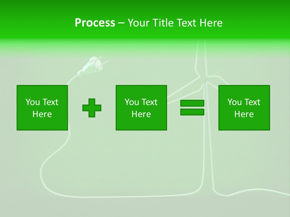 Resource Consumption Wind PowerPoint Template