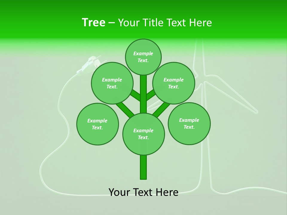 Resource Consumption Wind PowerPoint Template