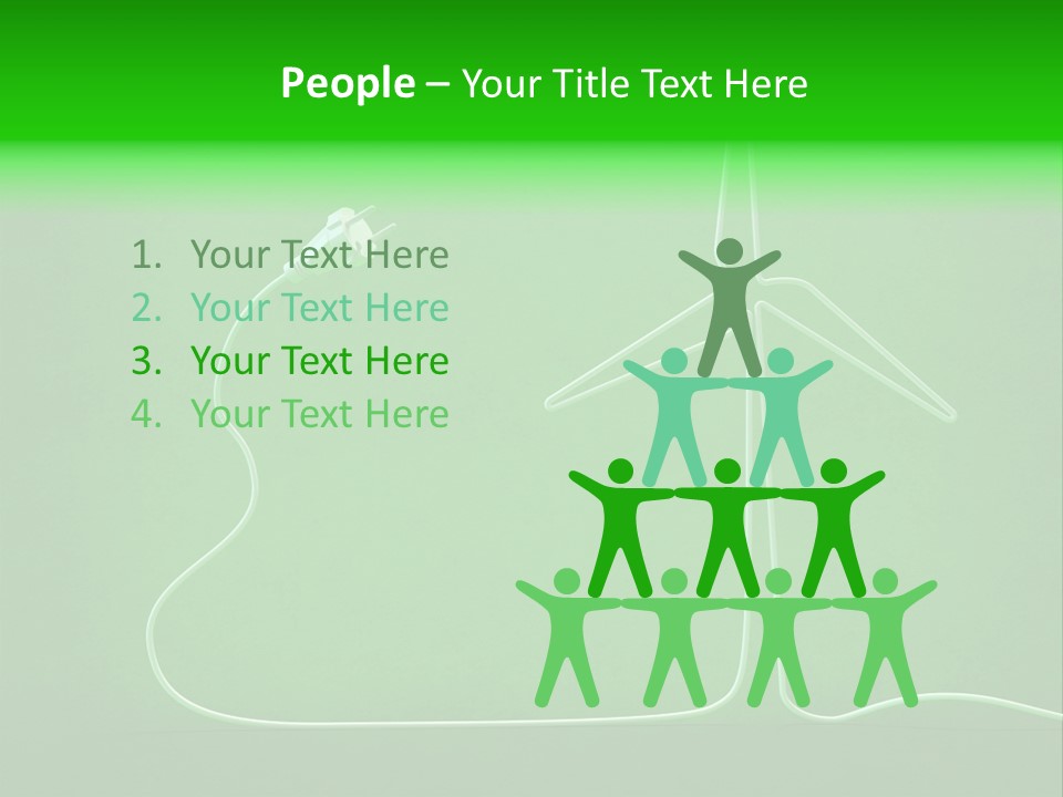 Resource Consumption Wind PowerPoint Template