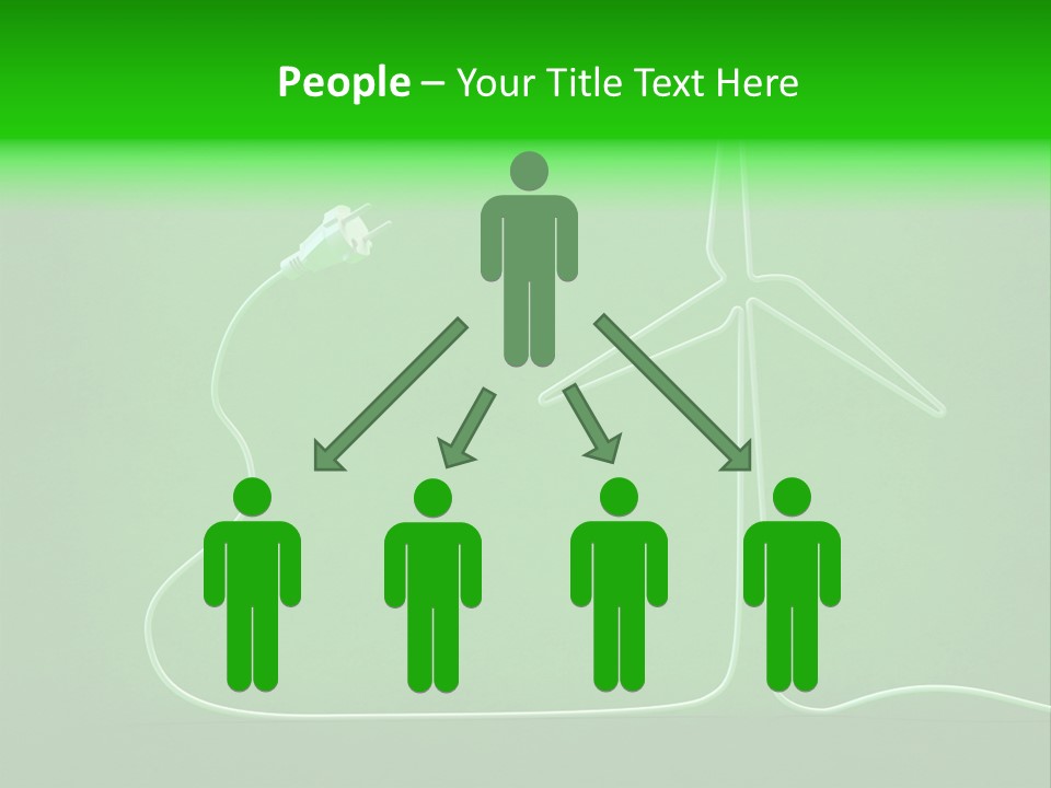 Resource Consumption Wind PowerPoint Template