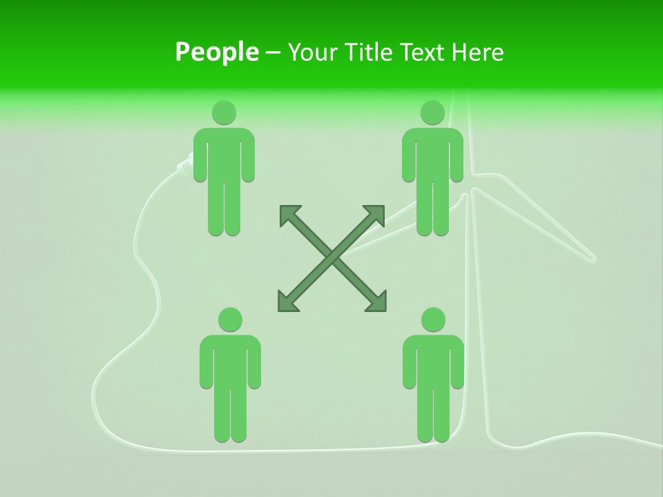 Resource Consumption Wind PowerPoint Template