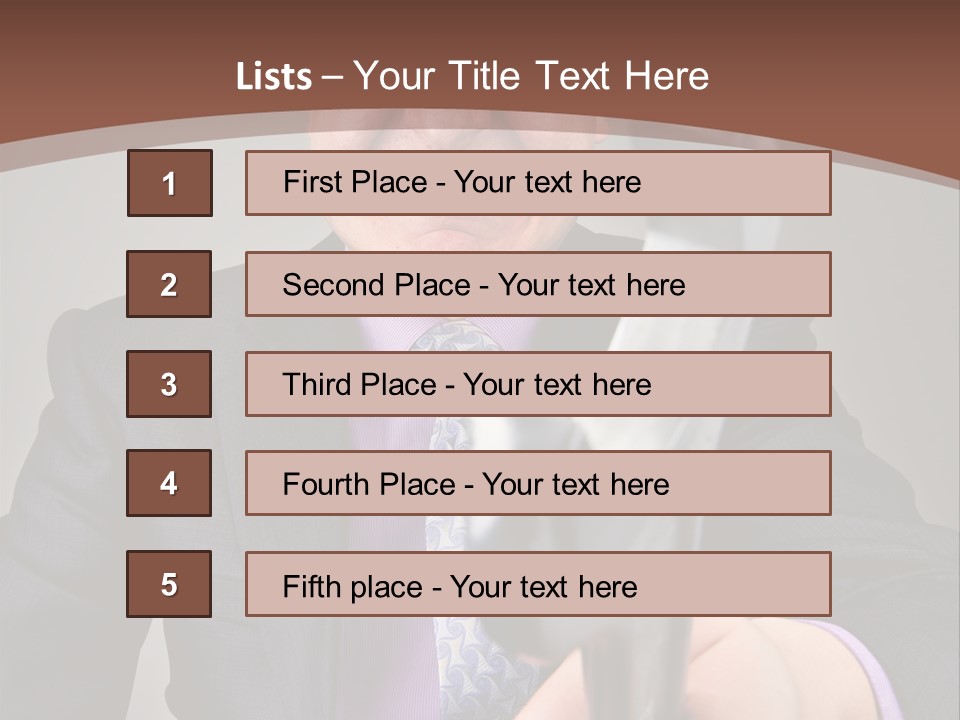 Worker Commercial Tool PowerPoint Template