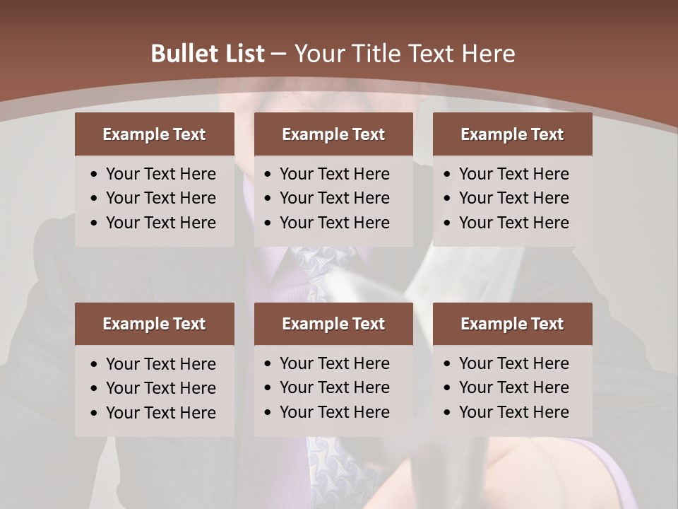 Worker Commercial Tool PowerPoint Template