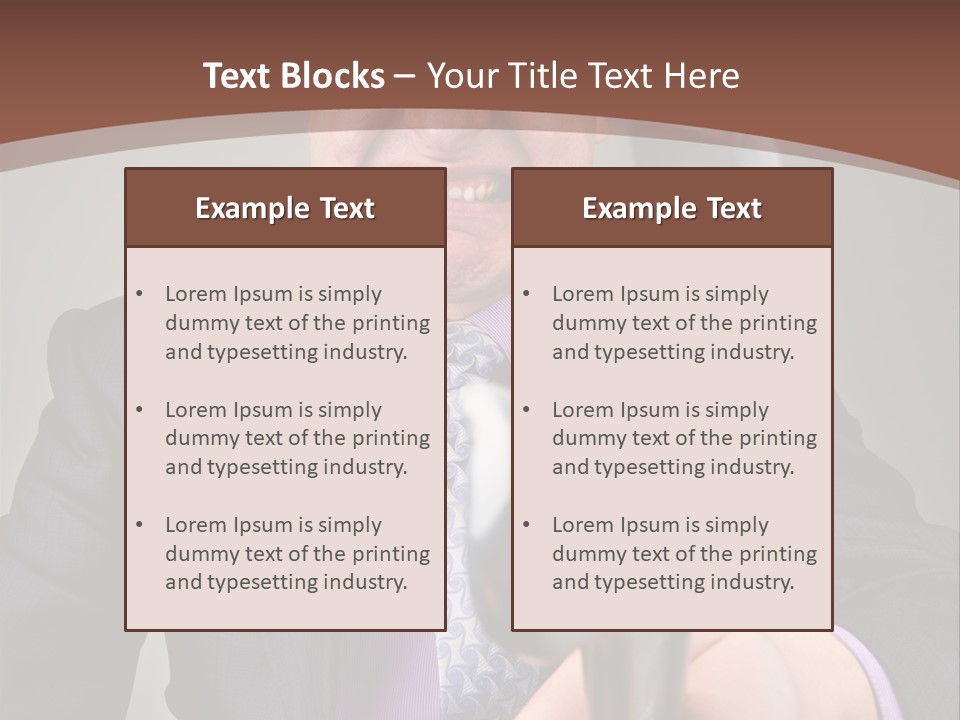 Worker Commercial Tool PowerPoint Template