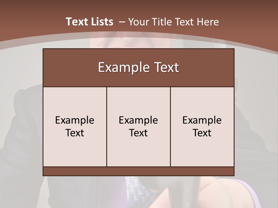 Worker Commercial Tool PowerPoint Template