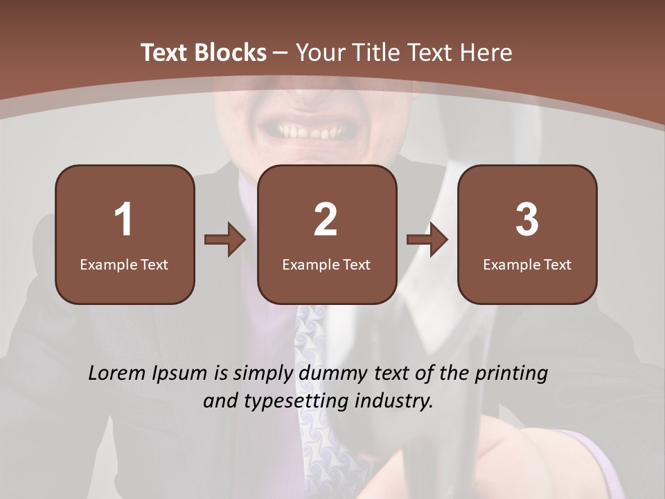 Worker Commercial Tool PowerPoint Template