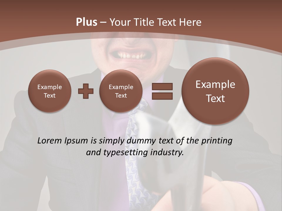 Worker Commercial Tool PowerPoint Template