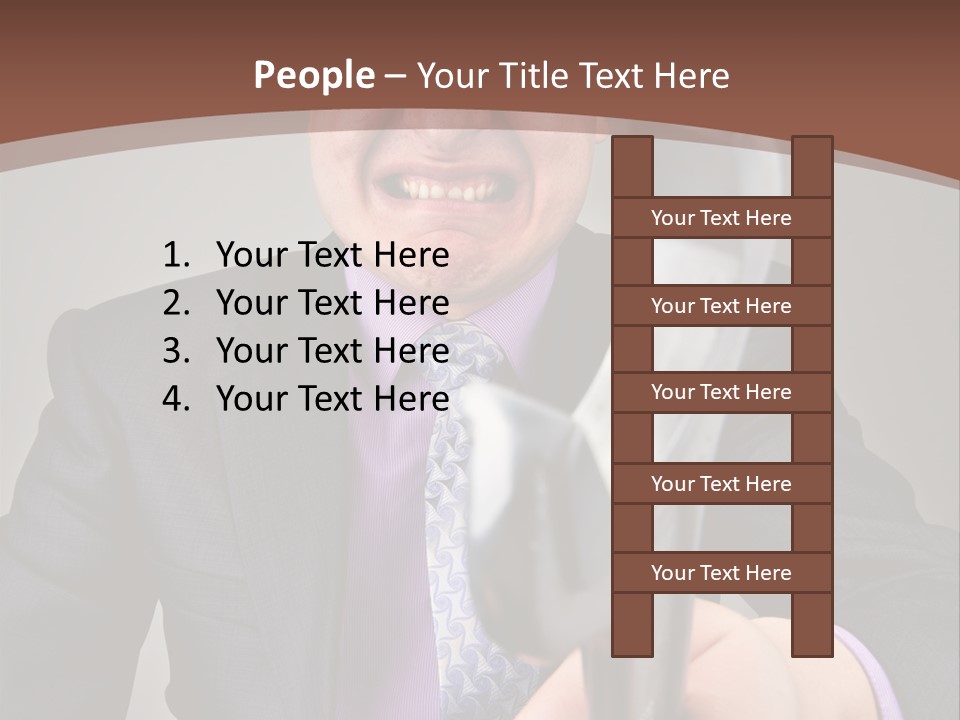 Worker Commercial Tool PowerPoint Template