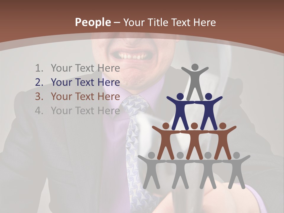 Worker Commercial Tool PowerPoint Template