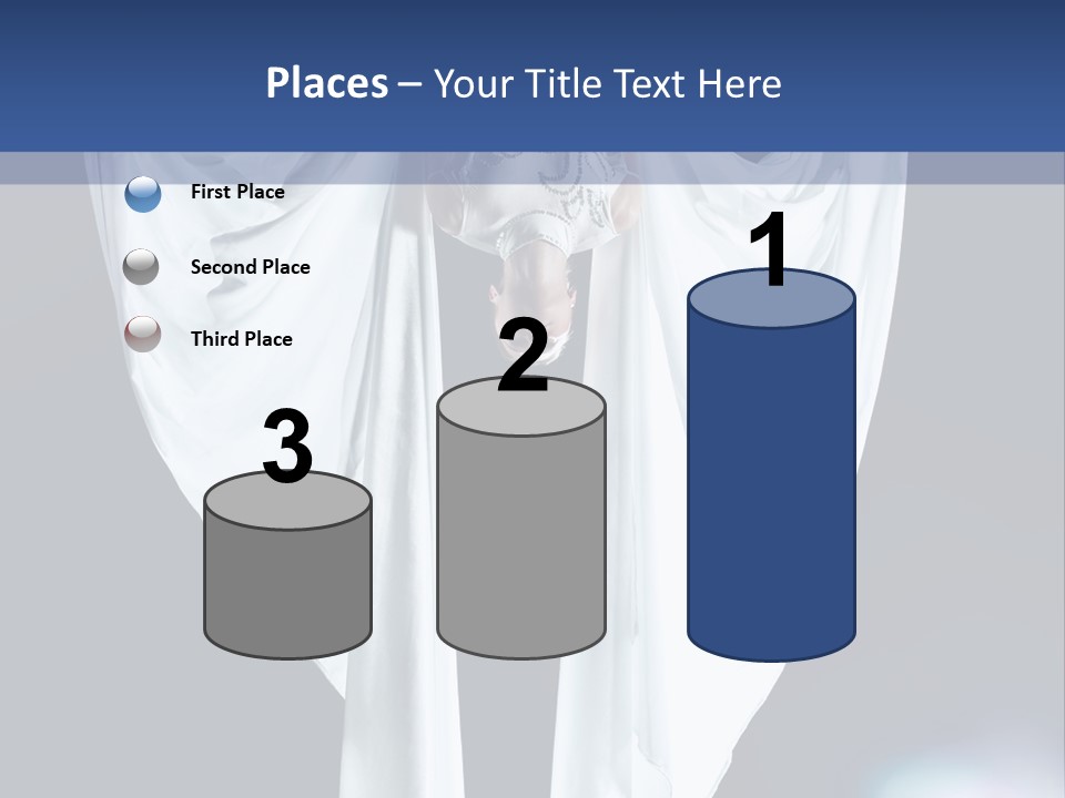 Aerialist Circus White PowerPoint Template