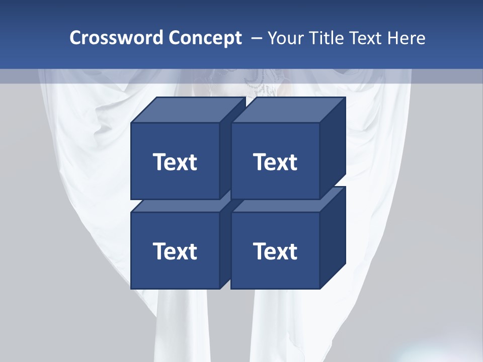 Aerialist Circus White PowerPoint Template