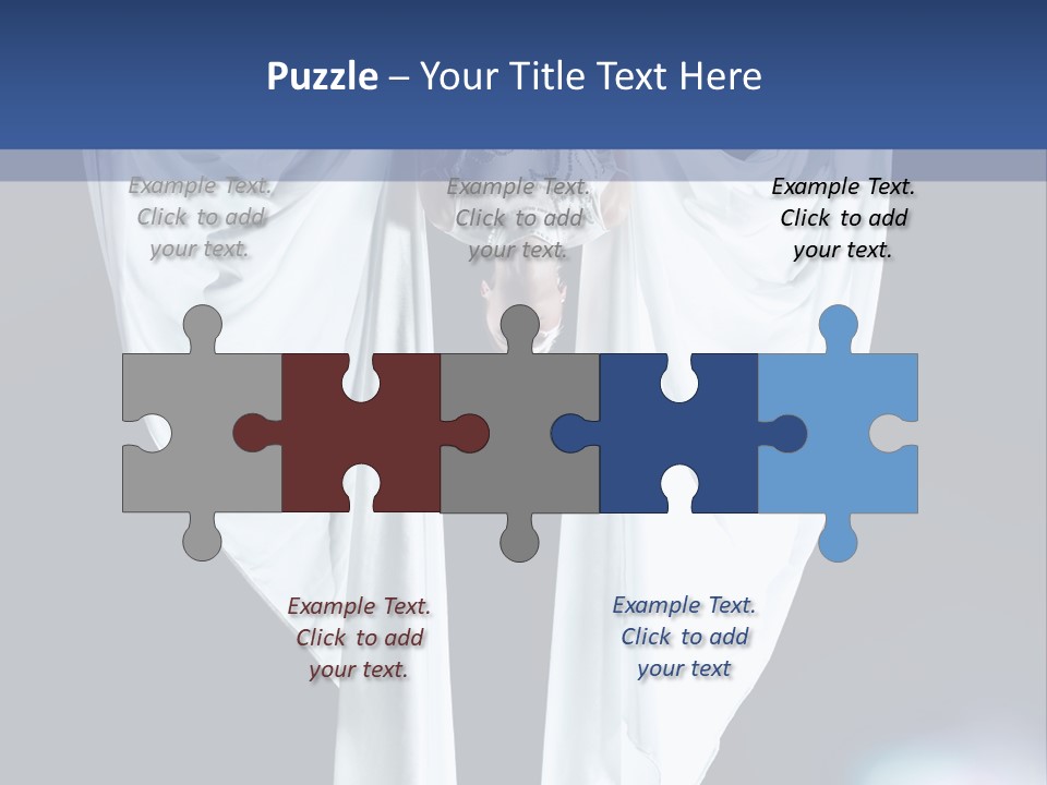 Aerialist Circus White PowerPoint Template