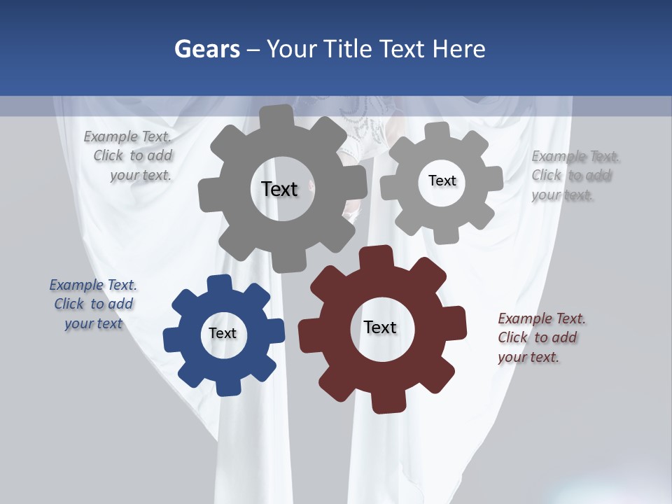 Aerialist Circus White PowerPoint Template