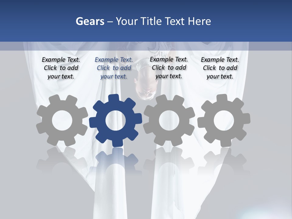 Aerialist Circus White PowerPoint Template