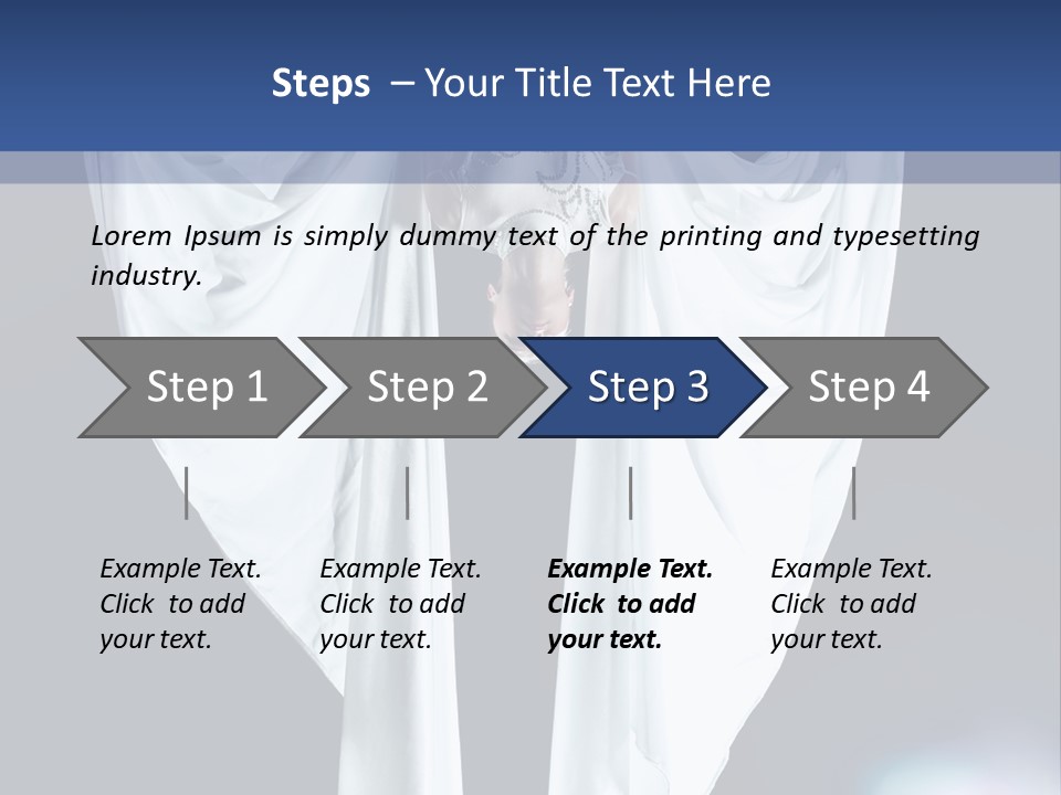 Aerialist Circus White PowerPoint Template