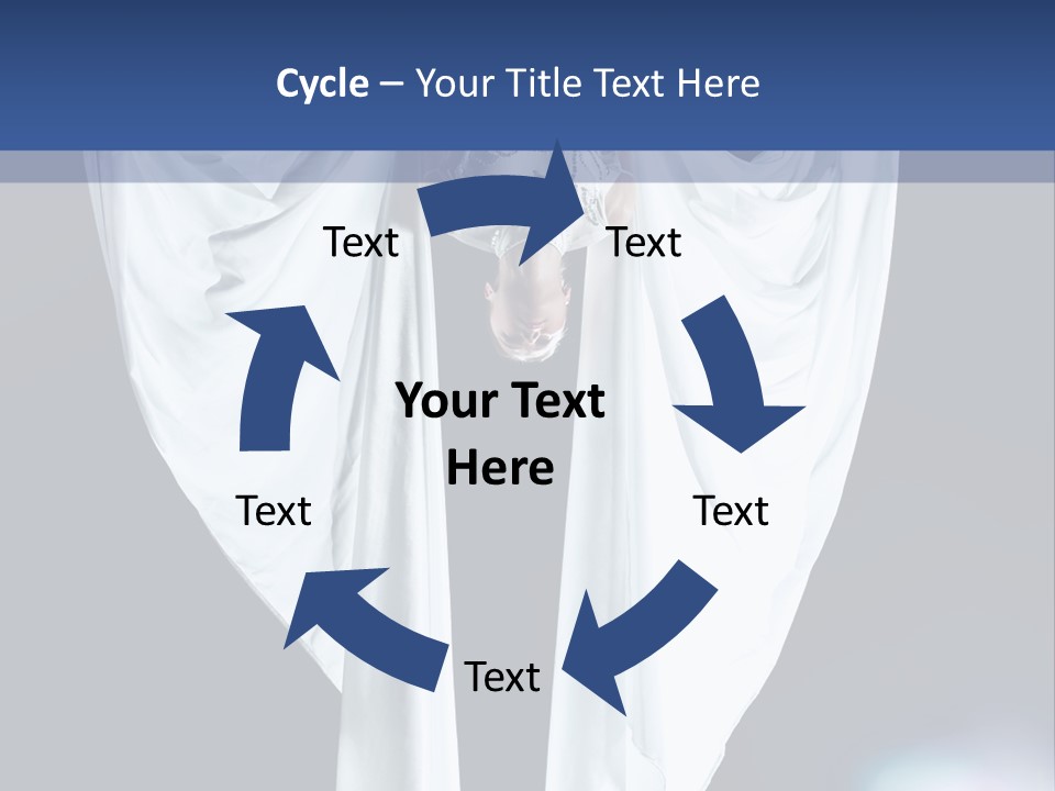 Aerialist Circus White PowerPoint Template