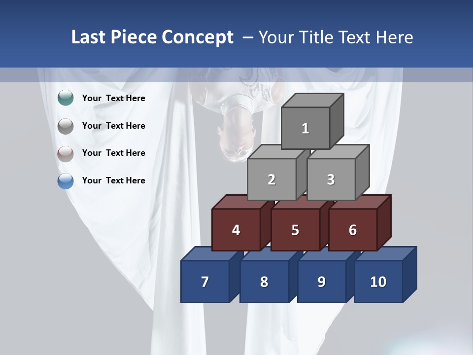 Aerialist Circus White PowerPoint Template