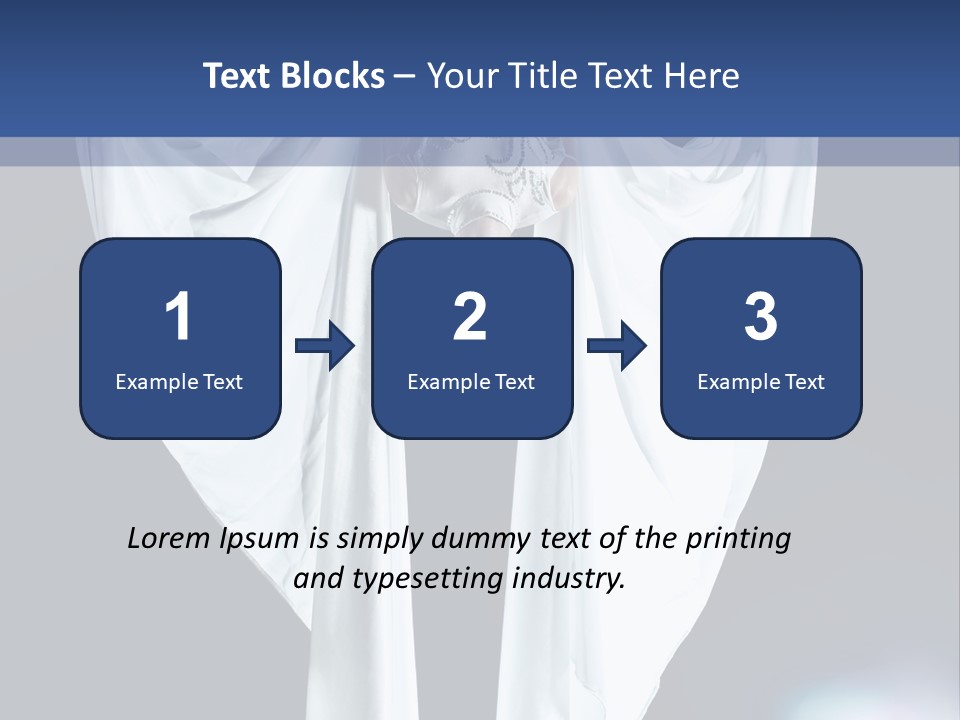 Aerialist Circus White PowerPoint Template