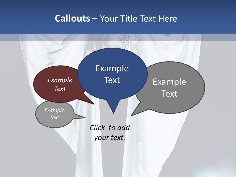 Aerialist Circus White PowerPoint Template