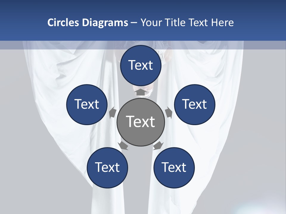 Aerialist Circus White PowerPoint Template