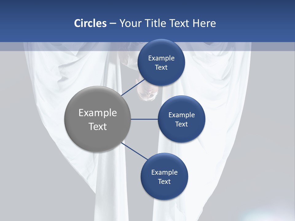 Aerialist Circus White PowerPoint Template