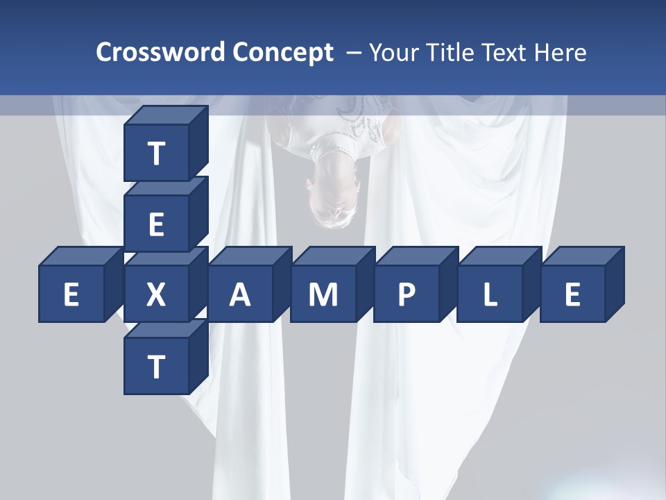 Aerialist Circus White PowerPoint Template