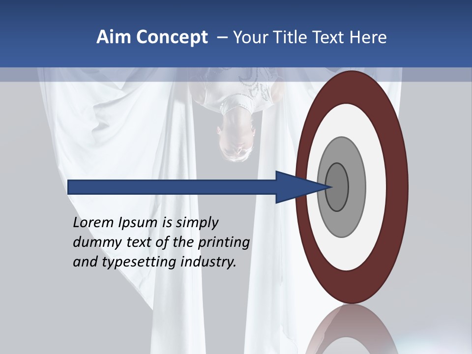 Aerialist Circus White PowerPoint Template