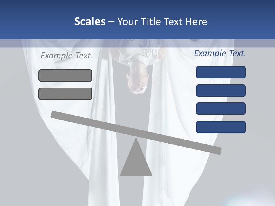 Aerialist Circus White PowerPoint Template