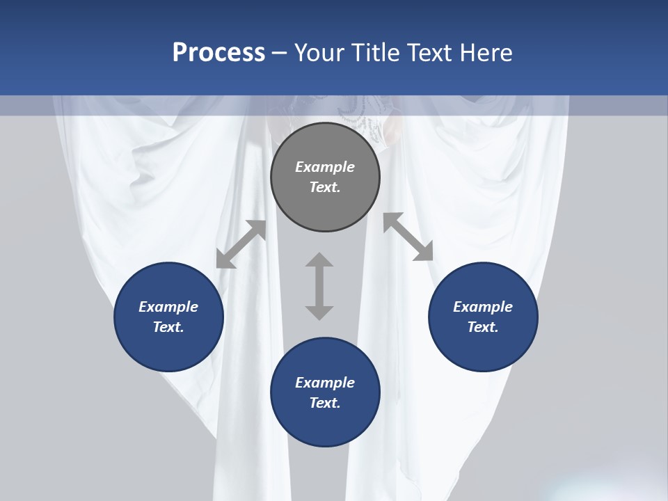 Aerialist Circus White PowerPoint Template